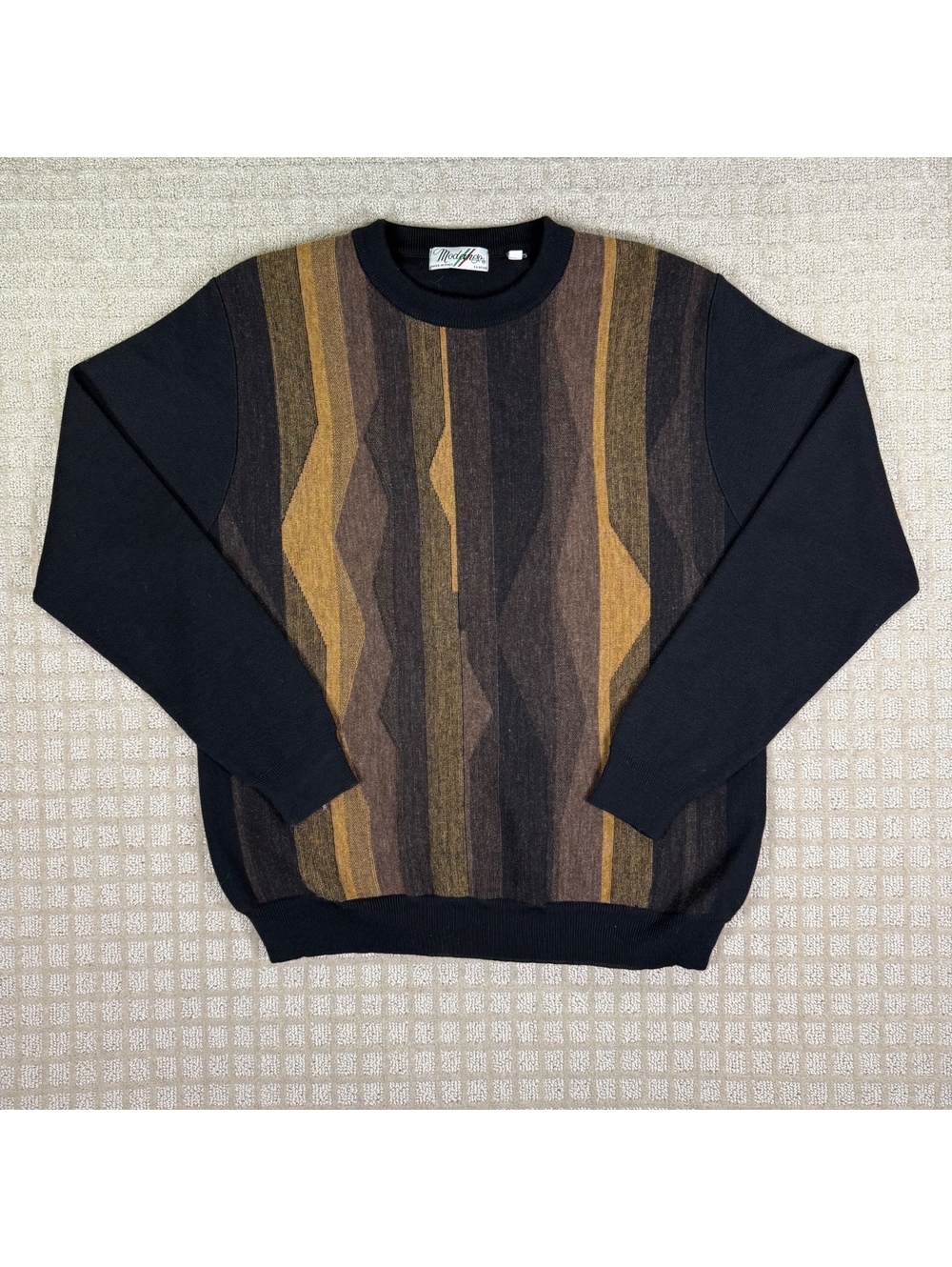 Modango Made In Italy Pattern Knit Sweater L